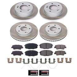 PowerStop Z17 Evolution Plus Semi-Coated Rotor Brake Kits for 2017-2019 SOUL - SC8008