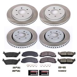 PowerStop Z17 Evolution Plus Semi-Coated Rotor Brake Kits for 2018-2021 EXPEDITION, NAVIGATOR, 2018-2020 F-150 - SC8026