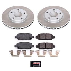 PowerStop Z17 Evolution Plus Semi-Coated Rotor Brake Kits SC8062
