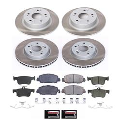 PowerStop Z17 Evolution Plus Semi-Coated Rotor Brake Kits for 2018-2022 ACCORD - SC8066