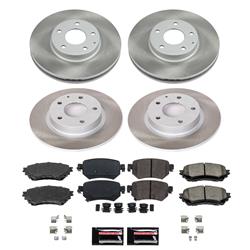 PowerStop Z17 Evolution Plus Semi-Coated Rotor Brake Kits for 2016-2018 6 - SC8067