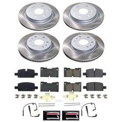 PowerStop Z17 Evolution Plus Semi-Coated Rotor Brake Kits SC8171