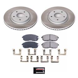 PowerStop Z17 Evolution Plus Semi-Coated Rotor Brake Kits for 2011-2017 JUKE, 2019 SENTRA - SC8327
