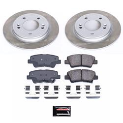PowerStop Z17 Evolution Plus Semi-Coated Rotor Brake Kits for 2020-2023 FORTE, 2019-2021 VELOSTER - SC8331