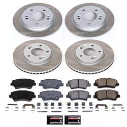PowerStop Z17 Evolution Plus Semi-Coated Rotor Brake Kits for 2019-2021 VELOSTER - SC8346