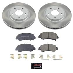 PowerStop Z17 Evolution Plus Semi-Coated Rotor Brake Kits for 2018-2024 ECLIPSE CROSS - SC8424