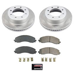 PowerStop Z17 Evolution Plus Semi-Coated Rotor Brake Kits for 2019-2024 2500, 3500 - SC8478