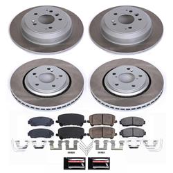 PowerStop Z17 Evolution Plus Semi-Coated Rotor Brake Kits for 2019-2025 PASSPORT - SC8613