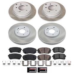 PowerStop Z17 Evolution Plus Semi-Coated Rotor Brake Kits for 2017 OPTIMA - SC8628