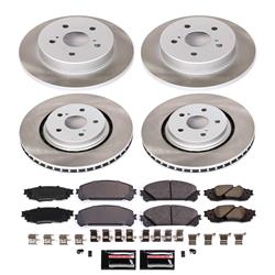 PowerStop Z17 Evolution Plus Semi-Coated Rotor Brake Kits for 2020-2021 AVALON, 2020-2024 CAMRY - SC8633