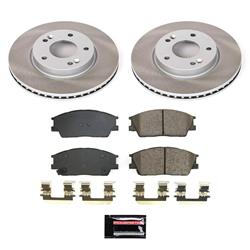 PowerStop Z17 Evolution Plus Semi-Coated Rotor Brake Kits for 2020-2024 SOUL, VENUE - SC8663