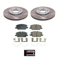 PowerStop Z17 Evolution Plus Semi-Coated Rotor Brake Kits for 2022-2024 EQUINOX, TERRAIN, 2021-2022 MALIBU - SC8738