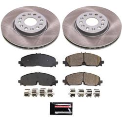 PowerStop Z17 Evolution Plus Semi-Coated Rotor Brake Kits SC8739