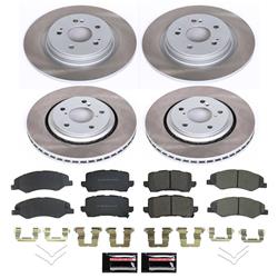 PowerStop Z17 Evolution Plus Semi-Coated Rotor Brake Kits for 2021-2025 ODYSSEY - SC8807