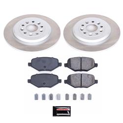 PowerStop Z17 Evolution Plus Semi-Coated Rotor Brake Kits for 2013-2014 EDGE, 2010-2019 MKT, 2013-2015 MKX - SC8846