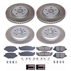 PowerStop Z17 Evolution Plus Semi-Coated Rotor Brake Kits for 2011-2019 MKT - SC8971