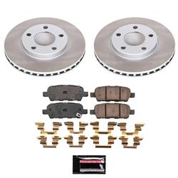 PowerStop Z17 Evolution Plus Semi-Coated Rotor Brake Kits SC9064