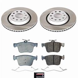 PowerStop Z17 Evolution Plus Semi-Coated Rotor Brake Kits for 2021-2025 ATLAS, ATLAS CROSS SPORT - SC9214