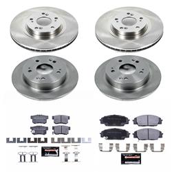 PowerStop Track Day Spec High Performance Brake Kits for 2006-2011 CIVIC - TDSK2440