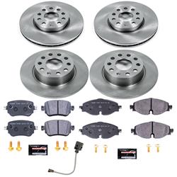 PowerStop Track Day Spec High Performance Brake Kits for 2015-2021 GOLF, 2015-2019 GOLF SPORTWAGEN - TDSK8363