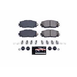 PowerStop Z23 Evolution Sport Brake Pads and Hardware Kits for 2013 IQ, 2012-2019 PRIUS C, 2007-2018 YARIS - Z23-1184