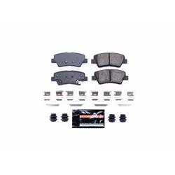 PowerStop Z23 Evolution Sport Brake Pads and Hardware Kits for 2012-2017 AZERA, 2011-2016 OPTIMA, 2009-2015 SONATA - Z23-1445