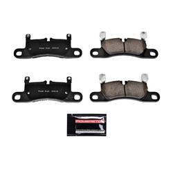 PowerStop Z23 Evolution Sport Brake Pads and Hardware Kits for 2011-2018 CAYENNE, 2011-2017 TOUAREG - Z23-1453