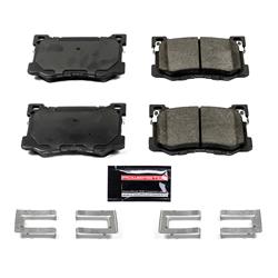 PowerStop Z23 Evolution Sport Brake Pads and Hardware Kits for 2017-2020 G80, 2015-2016 GENESIS, 2015-2017 K900 - Z23-1799