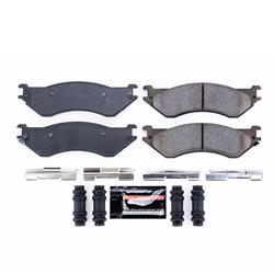 PowerStop Z23 Evolution Sport Brake Pads and Hardware Kits for 2001-2008 RAM 3500, RAM 2500, 2006-2008 RAM 1500 - Z23-702A