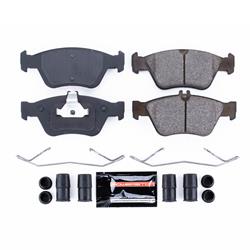 PowerStop Z23 Evolution Sport Brake Pads and Hardware Kits for 1999-2000 C230, 1996-2000 C280, 1998-2004 SLK230 - Z23-710