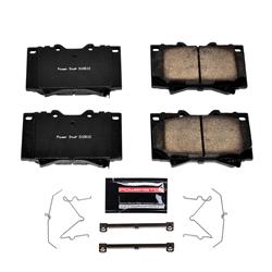 PowerStop Z23 Evolution Sport Brake Pads and Hardware Kits for 1998-2007 LAND CRUISER, LX470 - Z23-772