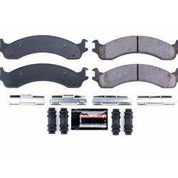 PowerStop Z23 Evolution Sport Brake Pads and Hardware Kits for 2000-2002 RAM 2500, RAM 3500 - Z23-821