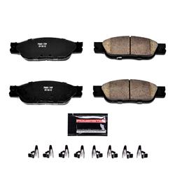 PowerStop Z23 Evolution Sport Brake Pads and Hardware Kits for 2003-2005 S-TYPE, 2004 VANDEN PLAS - Z23-933