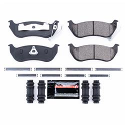PowerStop Z23 Evolution Sport Brake Pads and Hardware Kits for 2003-2007 LIBERTY, 2003-2006 WRANGLER - Z23-981