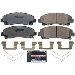 PowerStop Z26 Street Warrior Brake Pads and Hardware Kits for 2012-2014 RIDGELINE, 2015-2020 TLX - Z26-1584