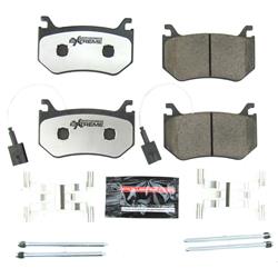 PowerStop Z26 Street Warrior Brake Pads and Hardware Kits for 2017-2024 GIULIA, 2018-2024 STELVIO - Z26-2043