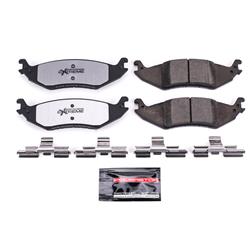 PowerStop Z36 Truck and Tow Brake Pads and Hardware Kits for 2004-2007 E-150, 2004-2005 E-150 CLUB WAGON - Z36-1046