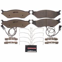 PowerStop Z36 Truck and Tow Brake Pads and Hardware Kits for 2008-2023 F-53 MOTORHOME CHASSIS, 2018-2023 F-59 COMMERCIAL STRIPPED CHASSIS - Z36-1066C
