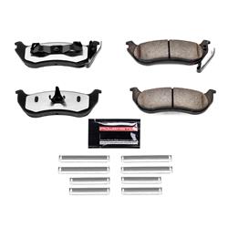 PowerStop Z36 Truck and Tow Brake Pads and Hardware Kits for 2003-2007 LIBERTY, 2003-2006 WRANGLER - Z36-981