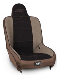 PRP Black/tan Fabric/vinyl Seat Premier Suspension Black/tan Fabric/Vinyl Bucket Seat A100110-64