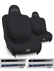 PRP Black Tweed Seat Premier Suspension Black Tweed Bucket Seat A100110-C24-50