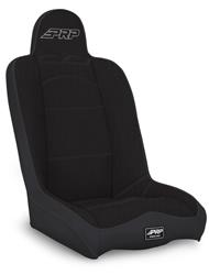 PRP Black Vinyl Seat Daily Driver High Back Suspension Black Vinyl Seat A140110-50