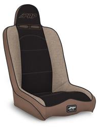 PRP Tan Vinyl/Fabric Seat Daily Driver High Back Suspension Tan Vinyl/Fabric Seat A140110-64