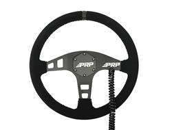 PRP Seats Heated Flat Suede Steering Wheels G220-H