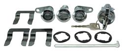 PYCL Locks Ignition and Door Lock Cylinder Sets for 1970-1973 MUSTANG - PY1556MT