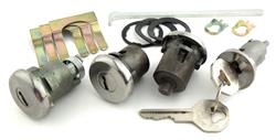 PYCL Locks Ignition and Door Lock Cylinder Sets for 1966 CHEVELLE, 1966-1967 CHEVY II - PY268
