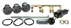 PYCL Locks Ignition and Door Lock Cylinder Sets for 1967 CHEVELLE - PY294