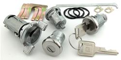 PYCL Vega-Astre Locks Ignition and Door Lock Cylinder Sets for 1975-1977 ASTRE, 1971-1977 VEGA - PY363