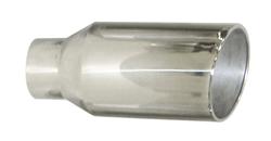 Pypes Monster Truck Tips Round, Polished 4 Inch Exhaust Tip EVT408