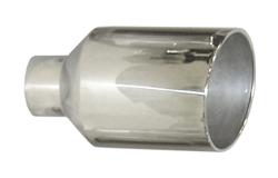 Pypes Monster Truck Tips Round, Polished 4 Inch Exhaust Tip EVT410